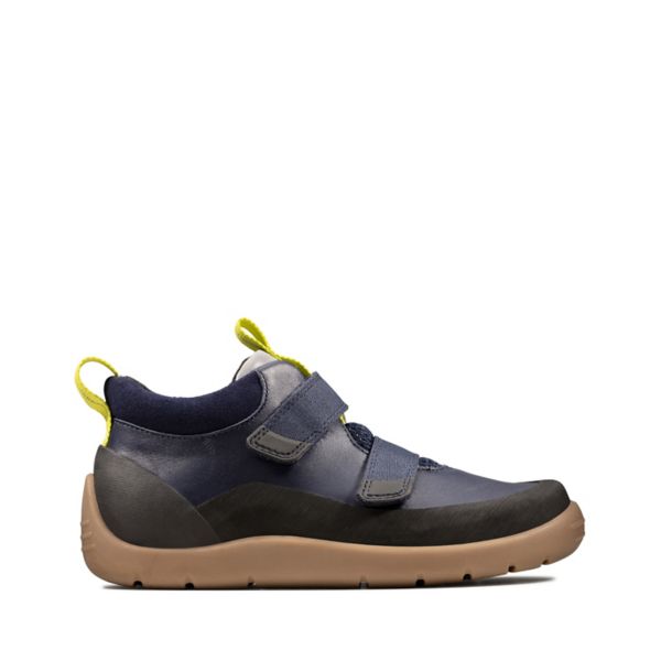 Clarks Boys Play Hike Kid Casual Shoes Navy | CA-7689541